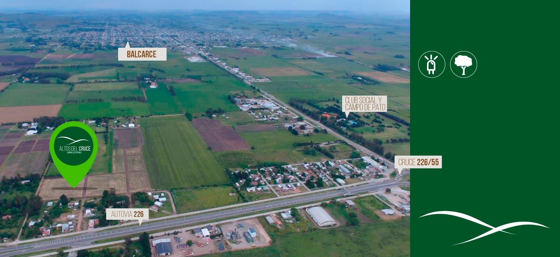 Ubicación Altos del Cruce, Balcarce